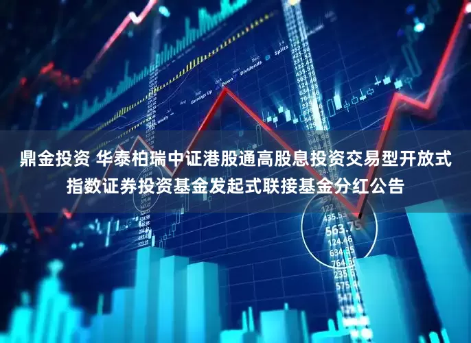 鼎金投资 华泰柏瑞中证港股通高股息投资交易型开放式指数证券投资基金发起式联接基金分红公告