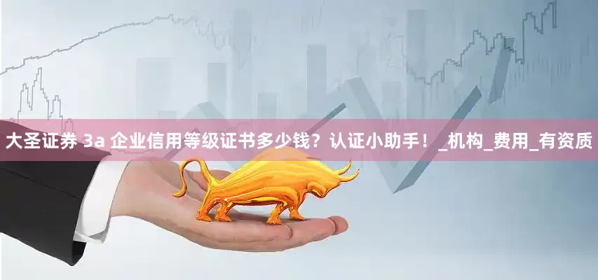大圣证券 3a 企业信用等级证书多少钱？认证小助手！_机构_费用_有资质
