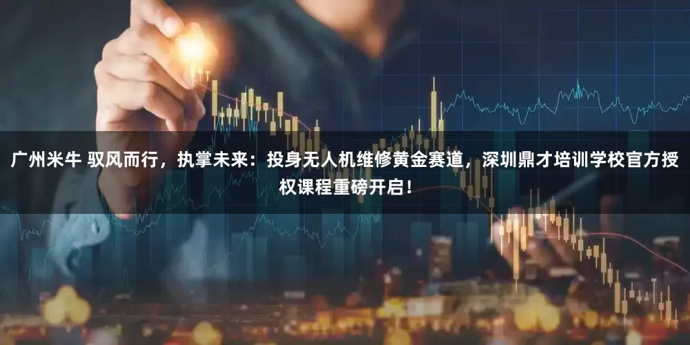 广州米牛 驭风而行,执掌未来:投身无人机维修黄金赛道,深圳鼎才培训学校官方授权课程重磅开启!