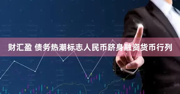 财汇盈 债务热潮标志人民币跻身融资货币行列